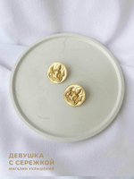 Сережки «Монеты Будда»