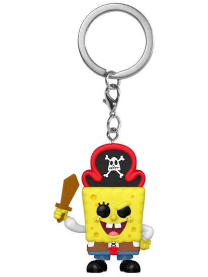 Брелок Funko Pocket POP! The SpongeBob Movie SpongeBob Squarepants 83589 / Фигурка брелок Фанко Покет ПОП! по мотивам фильма "Губка Боб: В поисках квадратных штанов", Губка Боб