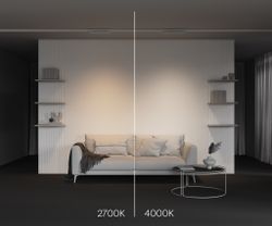 Трековый трехфазный светодиодный светильник Maytoni Trinity Basis TR196-3-10W4K-W