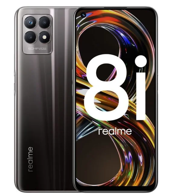 Смартфон Realme 8i 4/64 ГБ, RU черный