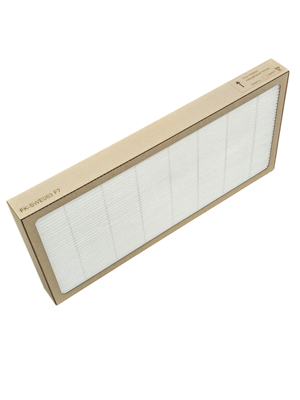 Комплект фильтров  FK-SWE063 (аналог 102W23S для  установок  Swegon CASA W9  535x255x48  F7 )