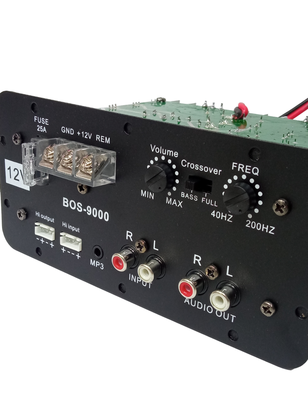 Усилитель автомобильный встраиваемый in/out Bos-Mini BOS-9000