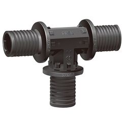 Тройник VARMEGA Slide-fit равносторонний, 25, аксиальный, PPSU, VM50403