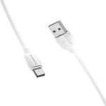 Кабель Borofone BX19 USB-Type-C 3A 1м PVC White