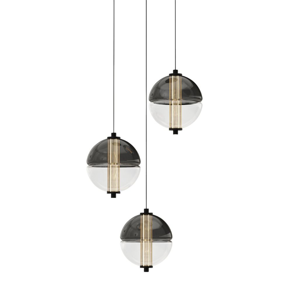 Подвесной светильник MD24022079-3A black/smoky