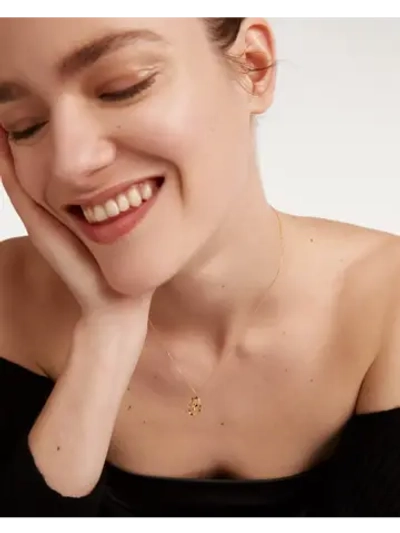 Колье Буква R серебро 925 пробы покрытое золотом