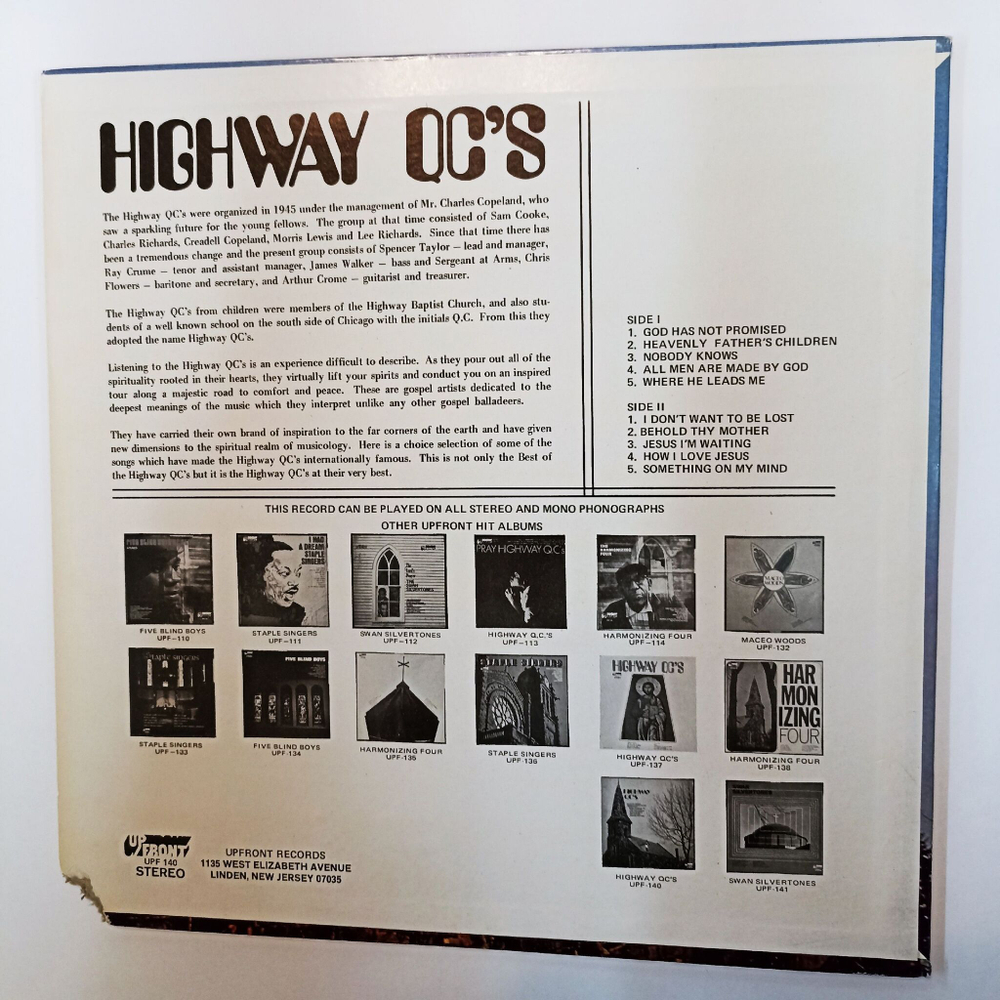 Винтажная виниловая пластинка LP Highway QCs (USA 1979)