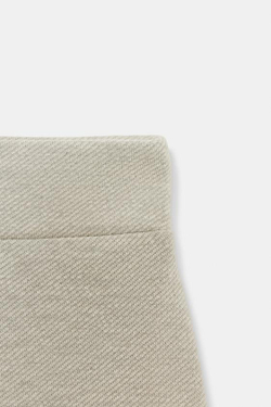 ZARA ШИРОКИЕ БРЮКИ ИЗ САРЖИЕВЫЙ, КАМЕННО-СЕРЫЙ