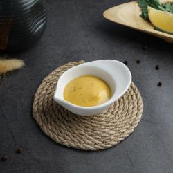 Соусник 25 мл 8,3*6,2 см h3,5 см Mini Mix с ручкой белый фарфор P.L. Proff Cuisine [6]