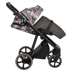 Детская коляска Roan Sol Flowers 2 в 1 RSF/5003 Forest Clearing/Black