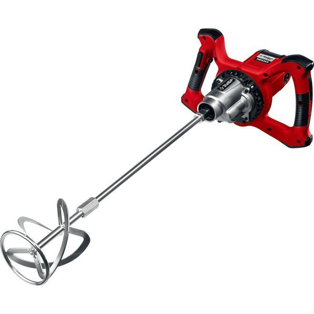 Строительный миксер ЗУБР, 2-скоростной, МР--1600-2