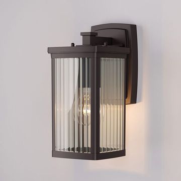 Настенный уличный светильник 1*Е27 GL 1006D кофейный Lame D Elektrostandard