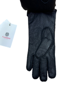 Перчатки.Женские.Кожаные.Кожа оленя. Подклад: трикотаж-шерсть. 5 шт в упаковке.