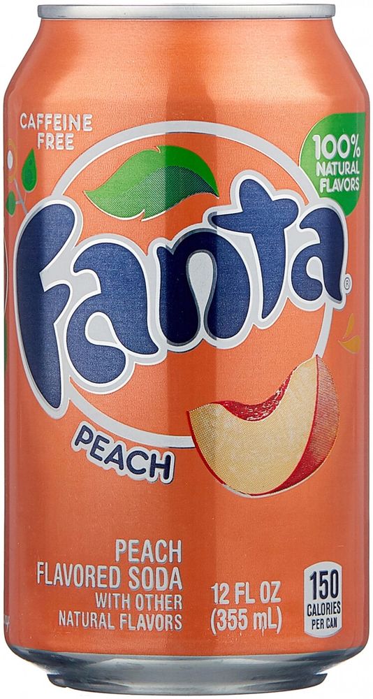 Газированный напиток Фанта Персик / Fanta Peach 0.355 - банка