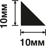 Молдинг Hi Wood TR10 (10*10*2000мм)