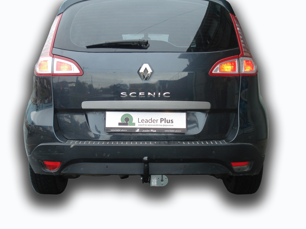 Фаркоп(прицепное) Лидер-Плюс для RENAULT SCENIC 3 2009-2016 (паспорт и сертификат в комплекте)(без электрики)R117-A
