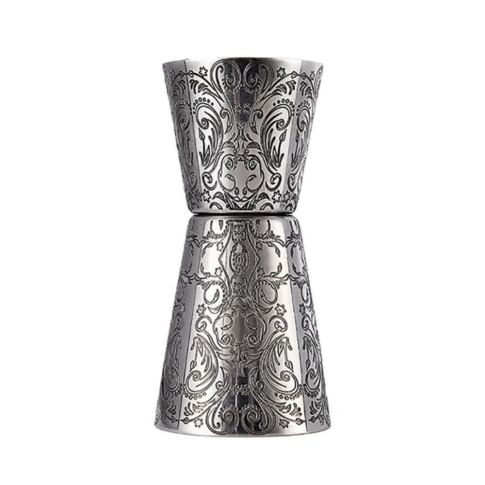 Джиггер &quot;Floral&quot;  20/40 мл, нержавеющая сталь, P.L.- Barbossa