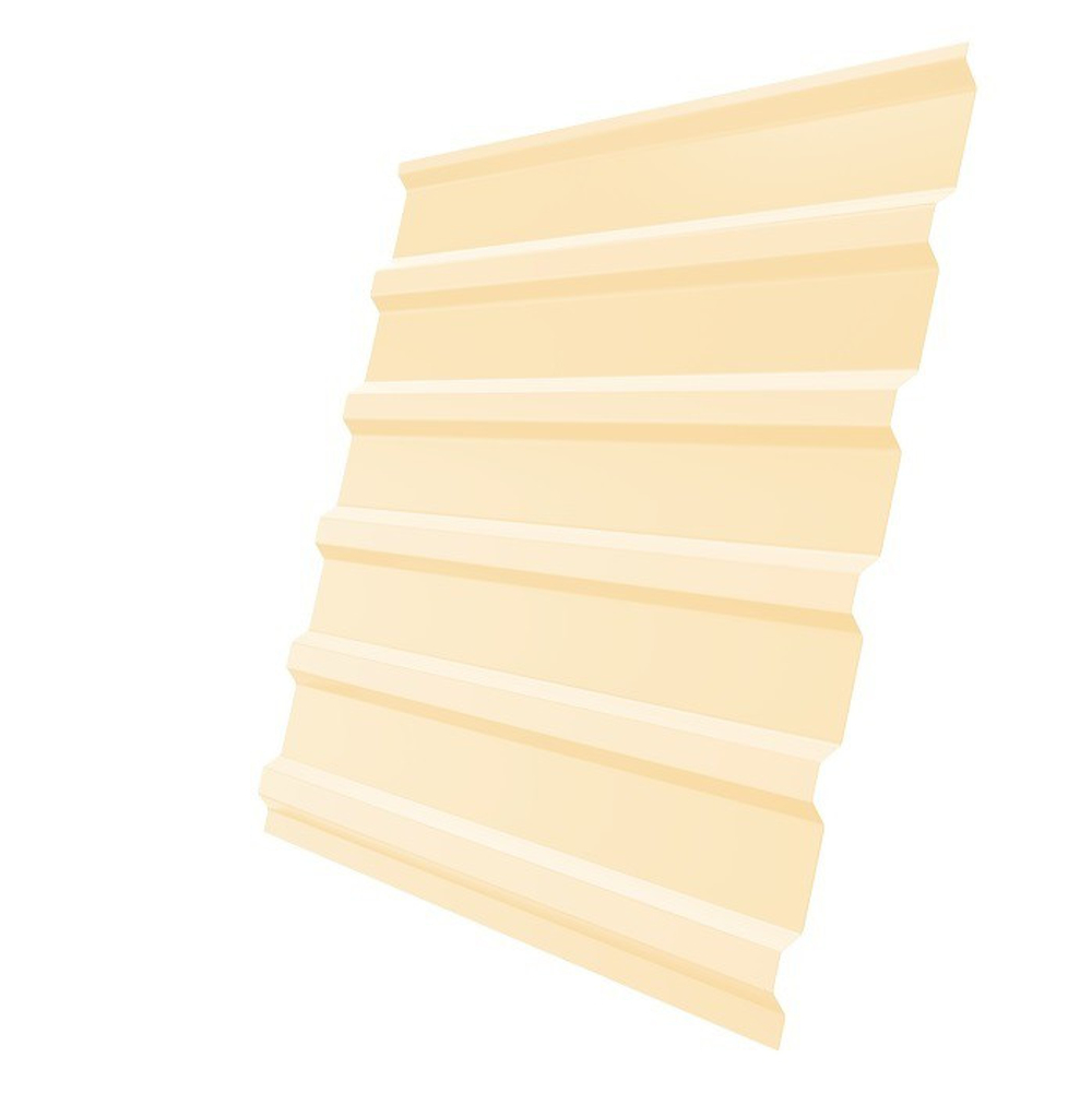 Профнастил С20 Железный Форт Pe 0,4 мм RAL 1015 светлая слоновая кость