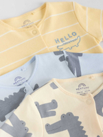 Комбинезон / Cлип для малышей Next E19-550, 3 шт., Голубой, Светло-желтый