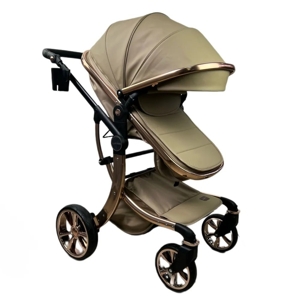 Коляска 2 в 1 Dalux 608 экокожа