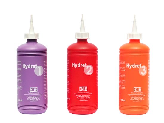 Набор пятновыводных средств HYDRET 1, 2, 3  ( 3 х 500 мл.)