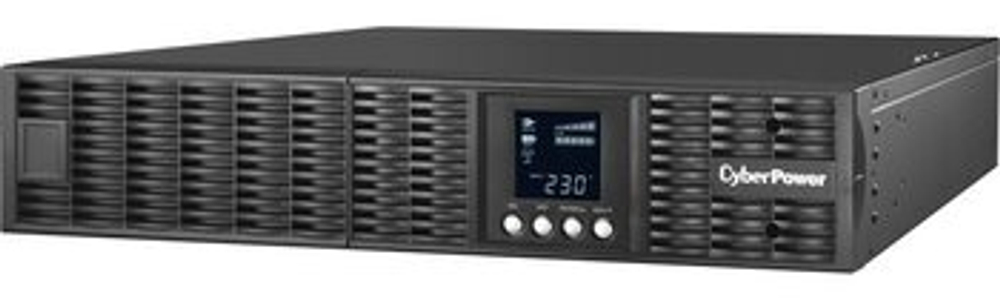 Источники бесперебойного питания (UPS, ИБП) CyberPower OLS1000ERT2U, ИБП CyberPower OLS1000ERT2U, Rackmount, Online, 1000VA/900W, 6 IEC-320 С13 розеток, USB Serial, RJ11/RJ45, SNMPslot