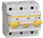 KARAT Автоматический выключатель ВА47-100 3P D 63А 10кА IEK