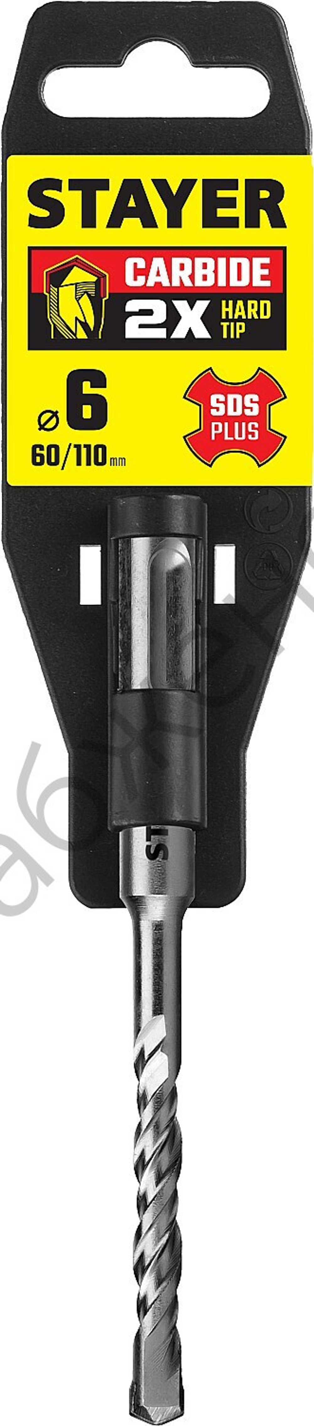 STAYER 6 x 110 мм, SDS-plus бур, Professional (2930-110-06)