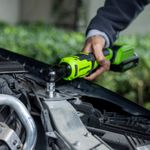 Гайковерт-трещотка акк. Greenworks GD24RW, 24V,б/щет,0-250об/мин, 1/2", 80Нм, 70 мм,1x2Ач,ЗУ,сумка,кор (3804007CUA)