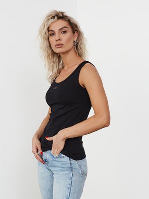 Майка базовая, черный