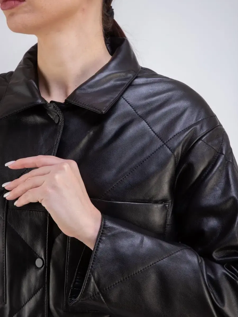 Куртка кожаная из натуральной кожи Турция