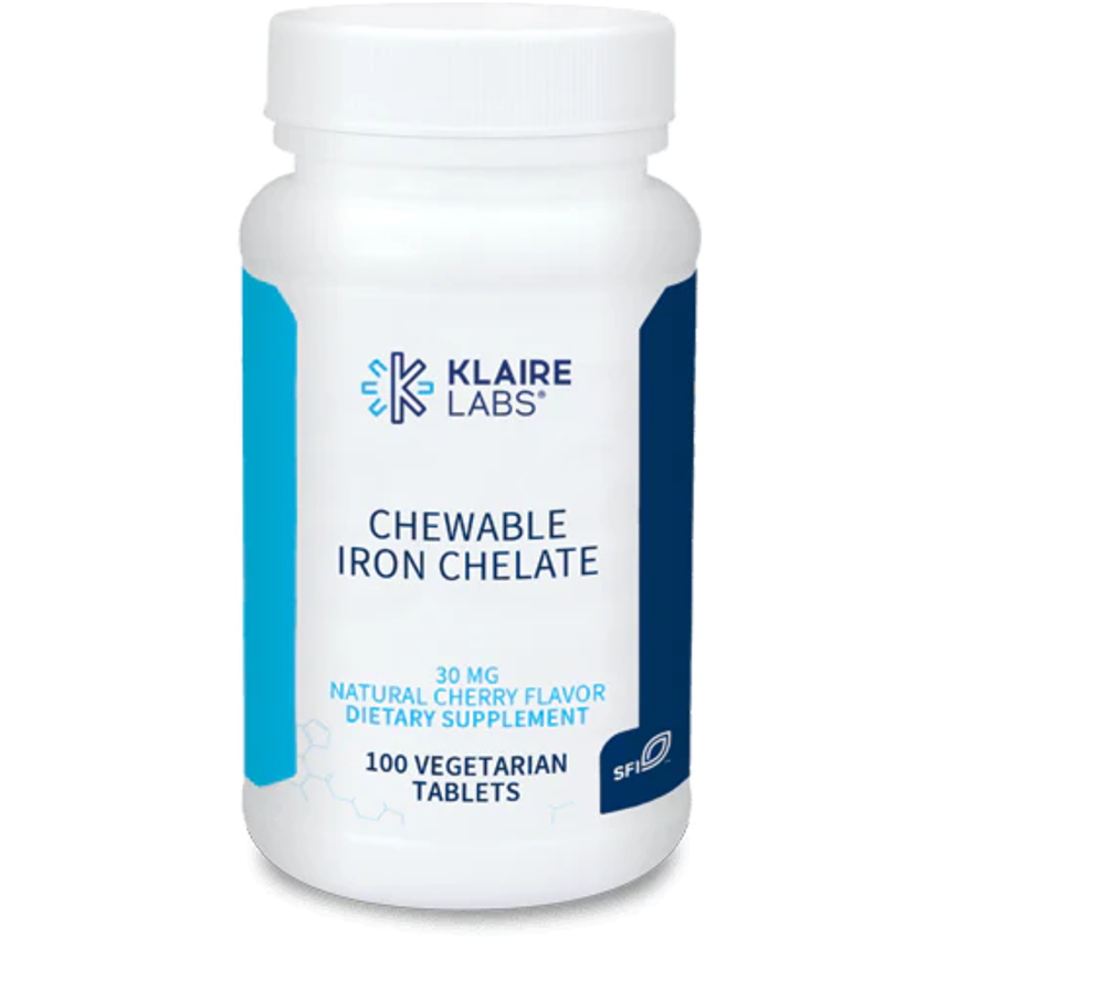 Klaire Labs Iron Chelate 100 vegcaps