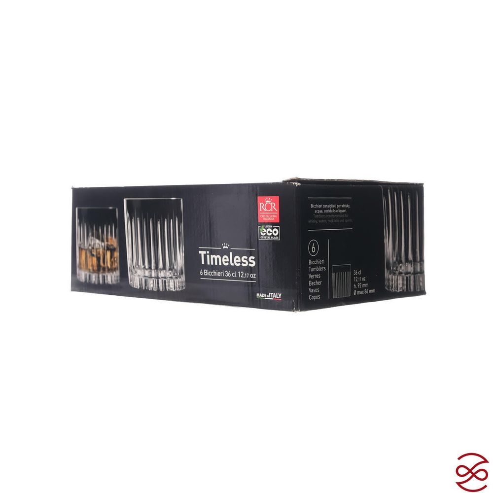 Набор стаканов AS Crystal Timeless Platinum Rim 360 мл (6шт)