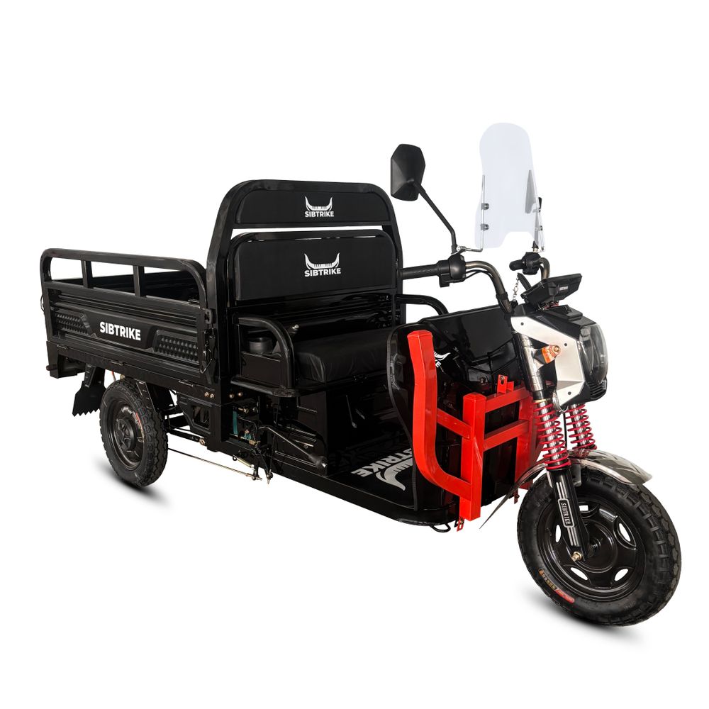 Грузовой электрический трицикл WHITE SIBERIA SIBTRIKE CARGO 1.5 1500W (60V/48Ah) фото №2