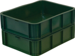 Ящик сплошной 430×330×110 мм, объем 12 л., арт.: 405, синий, код: 00432