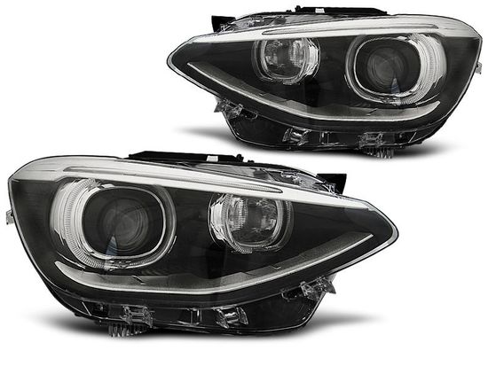 Передние фары tru drl black для BMW 1 F20 F21