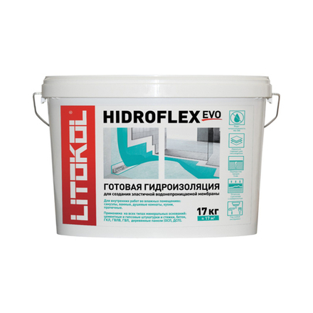 Гидроизоляция Litokol Hidroflex, 17 кг