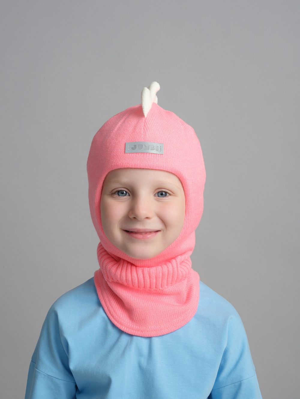 Шлем зимний вязаный (Фламинго) ОРЕО