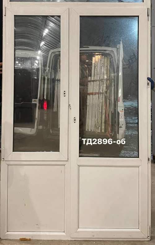 Дверь Пластиковая Б/У 222(в) х 141(ш) (Балконный блок)