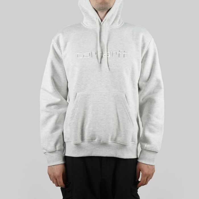 Толстовка мужская Carhartt WIP Hooded Sweatshirt артикул:I029419_grey - купить в магазине Дайс