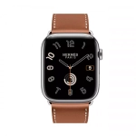 Apple Watch Series 9 Hermes 45mm, коричневый ремешок с раскладывающейся застежкой
