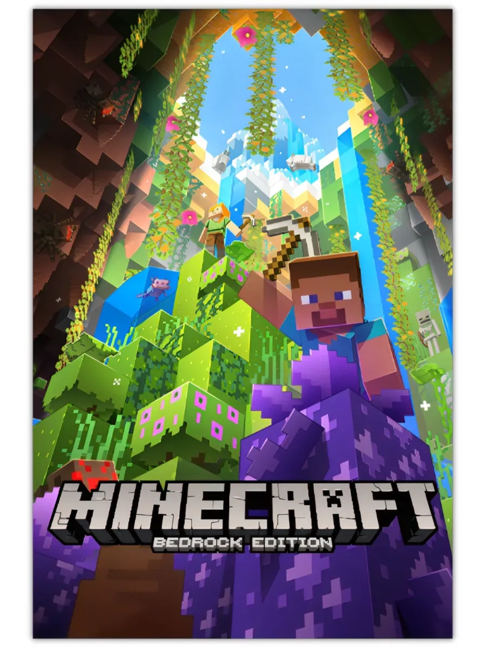 Minecraft: Bedrock Edition, игра для ПК (на флешке USB)