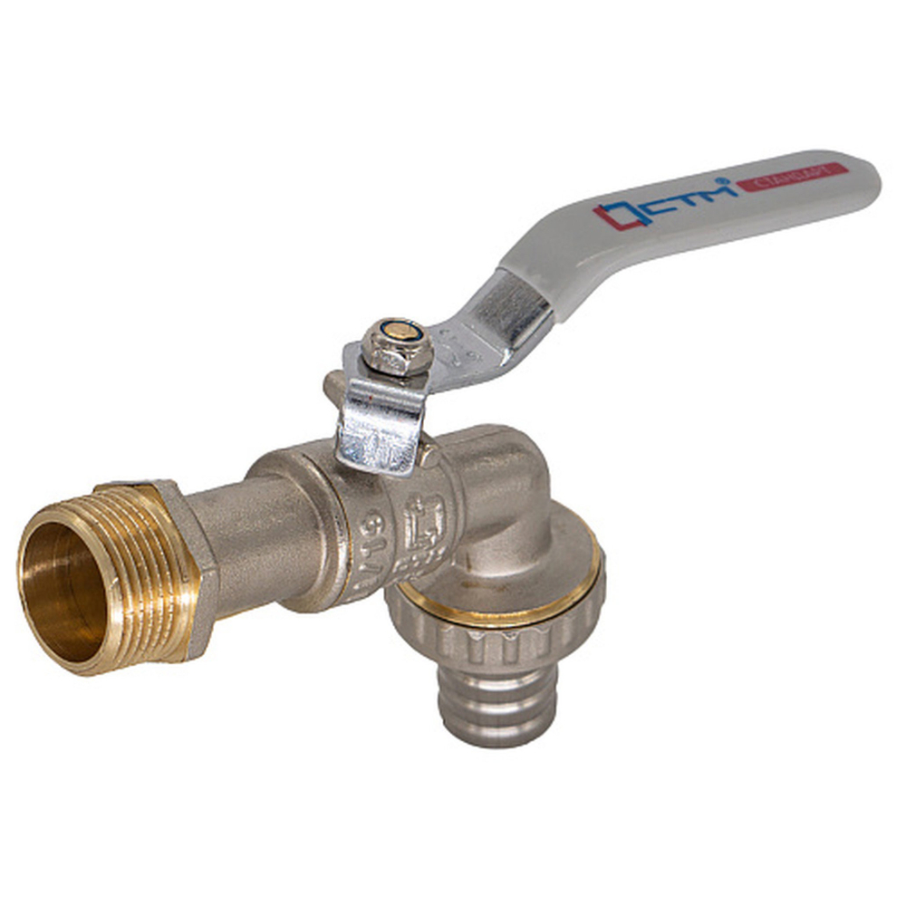 Кран шар. 1/2" с накид.гайкой бабочка СТМ СТАНДАРТ