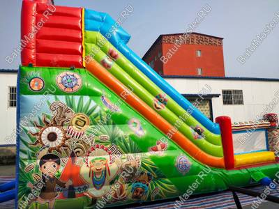 Надувная горка "Индиана" 7*4*6 м