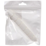 Держатель для проводов на липком слое «ДОМАНИЯ», 8 портов, цвет белый, 13,5*2см ( упак. ZIP пакет)