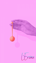 Коралловый вагинальный шарик ROSY (Цвет: коралловый)