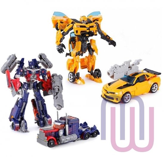 НАБОР ИЗ ДВУХ ТРАНСФОРМЕРОВ ОПТИМУС ПРАЙМ И БАМБЛБИ 18 СМ