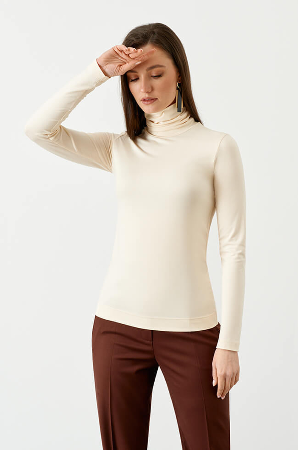 22734 Джемпер женский (кремовый)