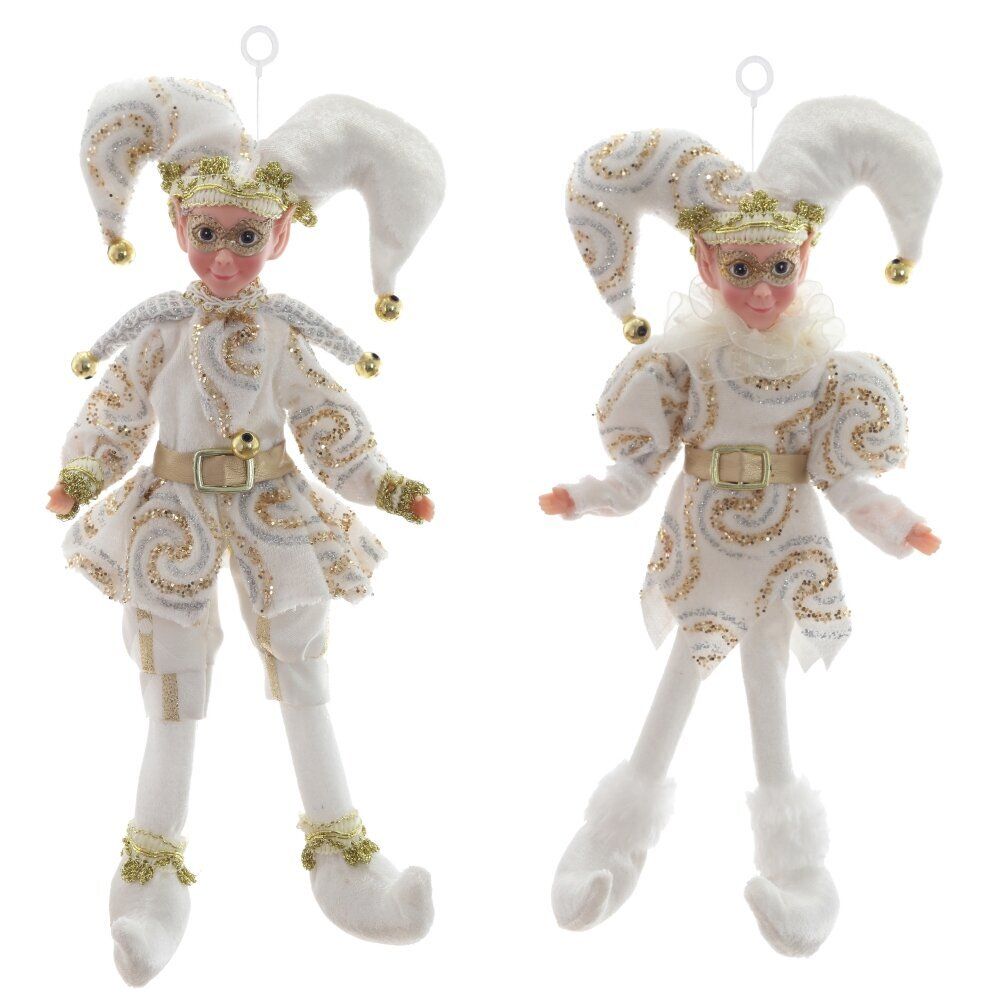 GAEM Игрушка набивная подвесная "Эльф", L12 W6 H26/16 см, 2в.