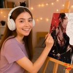 Картина по номерам Клинок рассекающий демонов Танджиро Камадо